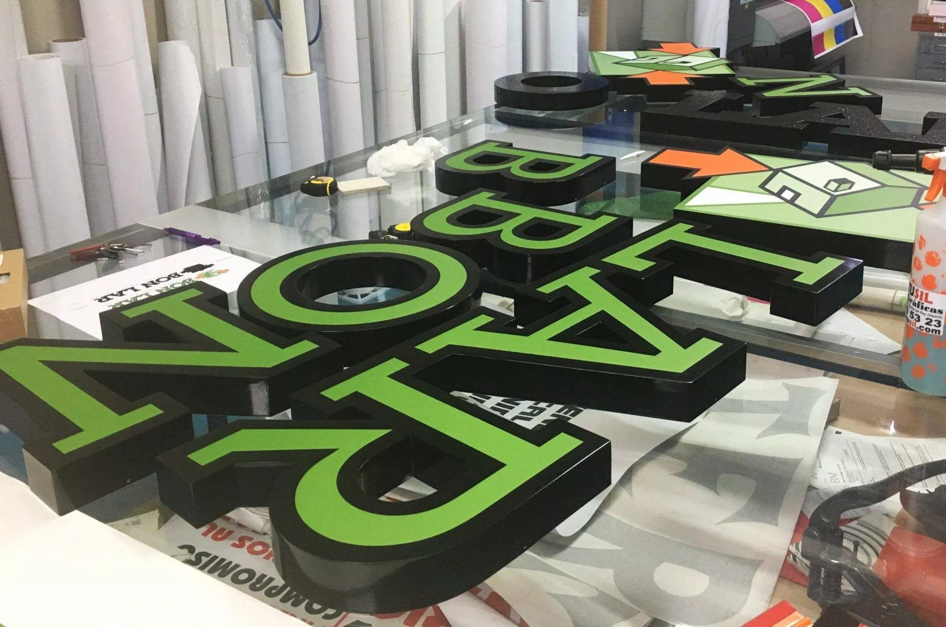 Letras Corpóreas y 3D - letras corpóreas y rótulos 3D - Rotusil Madrid (128)